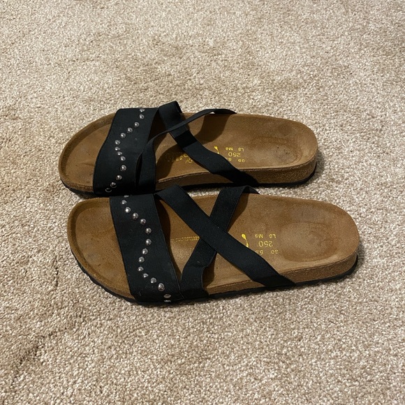 Birkenstock Papillio Black Elastic Sandals - Picture 5 of 6